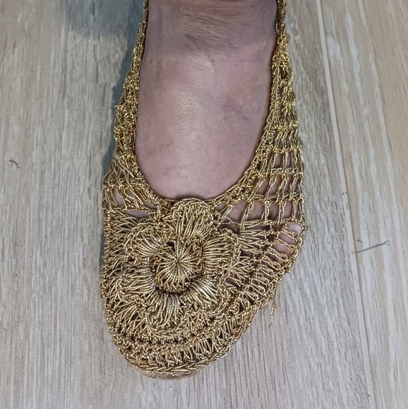 Vintage gold slides - Picture 3 of 4